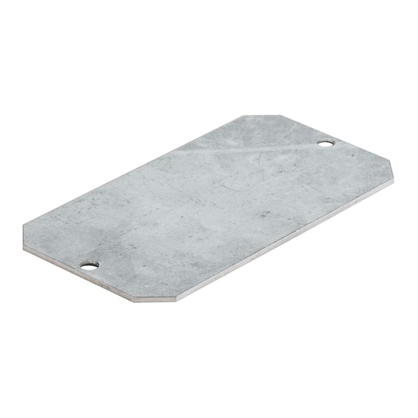 Recessed 10" Series, Bottom Feed Plate, Center, Blank